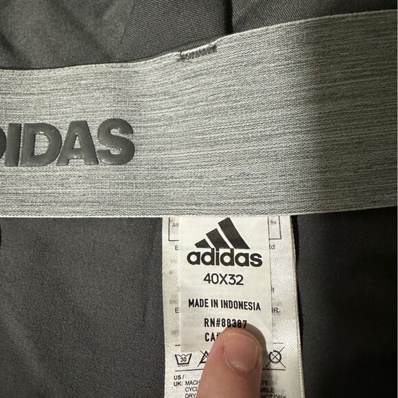 Adidas Gray Straight Leg Golf Pants Size 40 x 32 - Picture 6 of 7